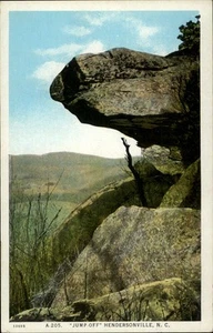 Jump Off Hendersonville,NC North Carolina Postcard - Picture 1 of 2
