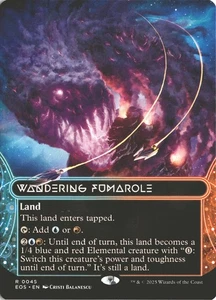 MTG Wandering Fumarole (0045) *sin lámina* Borderless Edge of Eternities casi nuevo/como nuevo - Imagen 1 de 2