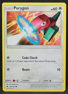 Porygon 103/147 SM - Burning Shadows Pokémon Normal Común - LP - Imagen 1 de 2