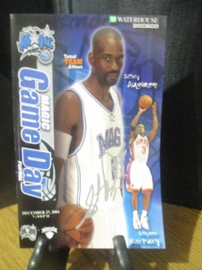 STACY AUGMON SIGNED/AUTOGRAPHED ORLANDO MAGIC GAMEDAY PLAYBILL - Picture 1 of 4