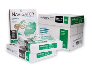 Navigator Universal Carta A4 80gr 5 Risme 500 Fogli Premium Bianco CIE169 FSC - Foto 1 di 24
