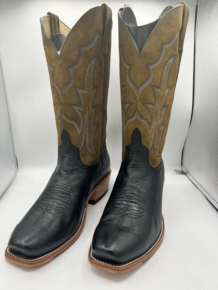 Puntera Dubai Vientre Avestruz Genuino Talla 11EE Color Negro Suela Antideslizante Foto 1 de 4