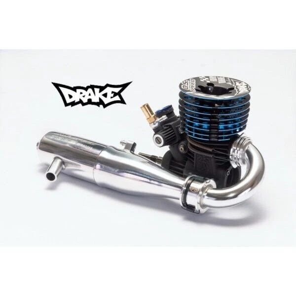 O.S. Speed B21 Drake 3 AD3 Motore Ceramico DLC 1:8 Buggy + Marmitta 2090 Combo - Immagine 1 di 1