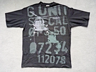 Rare vintage 50 Cent G-Unit Black HEAVY weight cotton T-shirt Large 110-042321 - Image 1 of 4