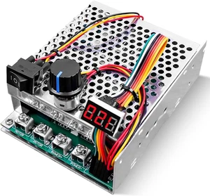 DC Motor Speed Controller Max PWM 3500W DC 10V-55V & 100A Brush Motor LED Disp - Picture 1 of 12