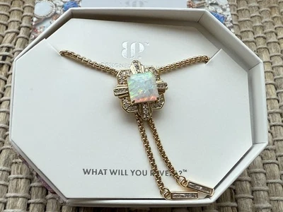 Colar Bomb Party Lines Of Inner Power NK15661 opala leitosa ouro 25 de outubro Bolo - Imagem 1 de 4