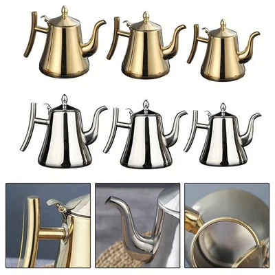 Multi Functional Teapot with Built in Infuser for Tea and Coffee Brewing - Image 1 of 4