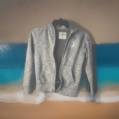 Abercrombie & Fitch Girls' Unisex Hoodie Grey Color Zise Size 7-8 Years Used - Image 1 of 4