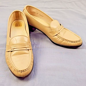 SAS Easier Tripad Comfort Shoes Womens Size 11 Slim Taupe Beige Slip On Leather - Picture 1 of 11