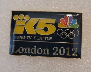 LONDON 2012 OLYMPIC K5 King-Tv Seattle NBC MEDIA PIN - Picture 1 of 1