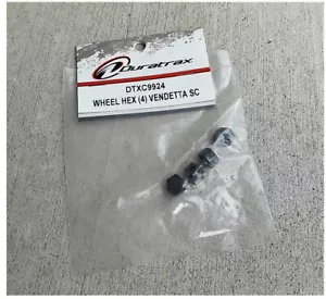 Vintage RC Car Duratrax DTXC9924 Wheel Hex (4) Vendetta SC 1/18 Discontinued NIB - Picture 1 of 1