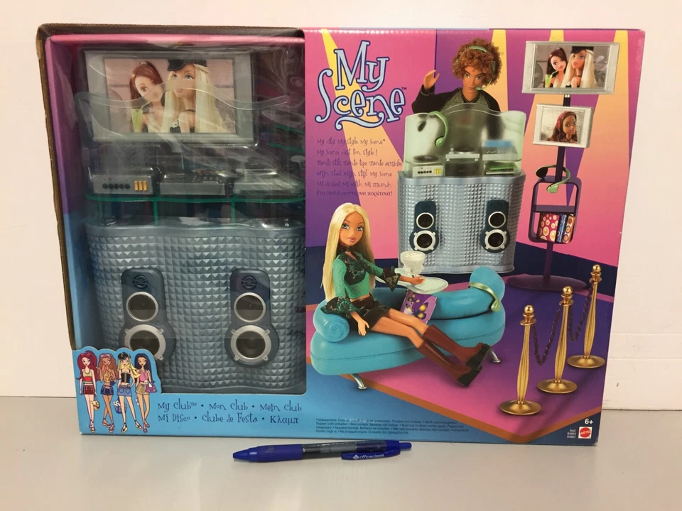 Barbie My Scene My Club playset Mattel #B4863 - year 2002 -