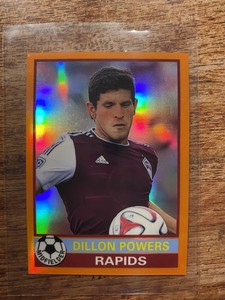 2014 Topps Chrome MLS 1976-77 Topps Footballers Minis Orange Parallel #'d to /75