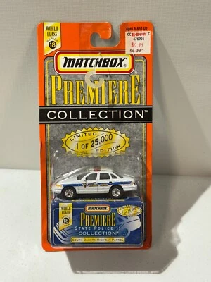 MATCHBOX PREMIERE STATE POLICE II COLLECTION SOUTH DAKOTA HIGHWAY PATROL 1997 - Image 1 of 3