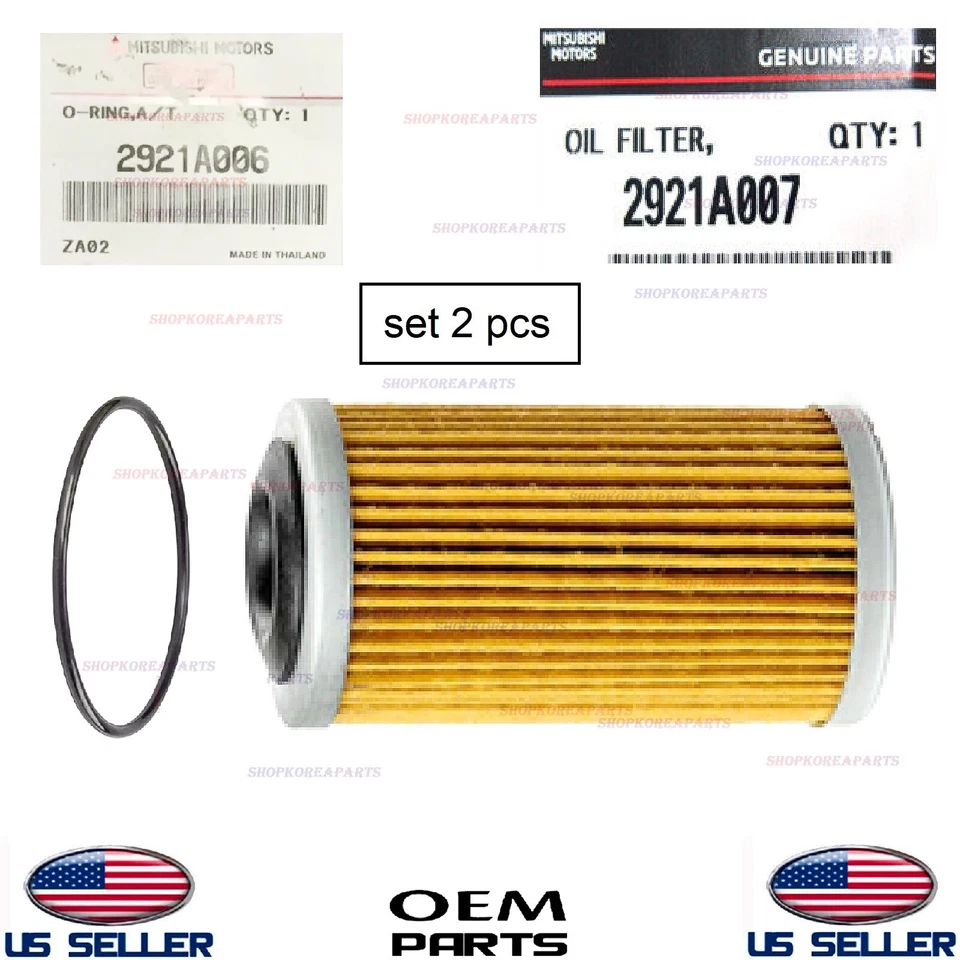 ✅Genuine✅ CVT Transmission Oil Filter & Ring set OEM 2017-2024 Mirage Outlander - Image 1 of 3