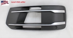  for 2016-2019 Q7 Front Bumper cover LH driver  fog light grille bezel insert - Picture 1 of 4