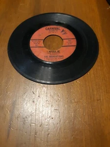 MANHATTANS: I wanna be / What's it gonna be 507 CARNIVAL 7" Single 45 RPM - Imagen 1 de 2