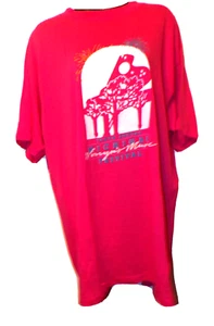 Nuova maglietta Active Sportswear donna 3XL 52-54 Dar10tk rosa donna festival musicale LB - Foto 1 di 4