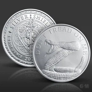 1 oz Don’t Tread On Me BU Silver Round 2025 - Picture 1 of 3