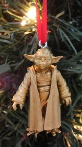 Star Wars YODA Custom Gold Christmas Ornament - Picture 1 of 1