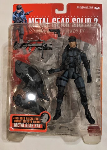 Metal Gear Solid 2 Sons of Liberty Solid Snake Action Figure McFarlane Toys 2001 Cover