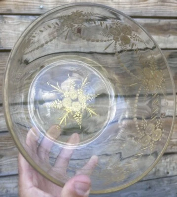 Plat Cristal Taillé Coupe Ancienne XIXeme Baccarat Saladier Centre de Table - Photo 1/4