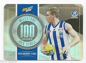 2015 Select Champions Milestone Holofoil (MG59) Jack ZIEBELL North Melbourne - Picture 1 of 1
