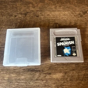 Nintendo Game Boy InfoGenius Berlitz Spanish Translator Tested Color Faded Label - Bild 1 von 3