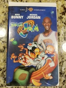 Space Jam Movie VHS 1997 Clam Shell Cover Michael Jordan Bugs Bunny NBA Video - Picture 1 of 4