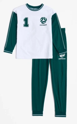 Boys size 7 Australia socceroos Cotton midseason pyjamas Target NEW 810 - image 1 of 4