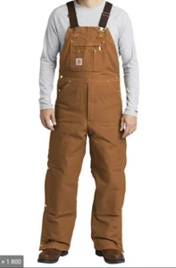 Tute bavaglino uomo trapunta artica foderata anatra Carhartt taglia grandi 46x30 - Foto 1 di 12