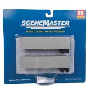 HO Scale Walthers SceneMaster 949-2500 Undecorated Trailmobile 40' Trailers - Picture 1 of 1