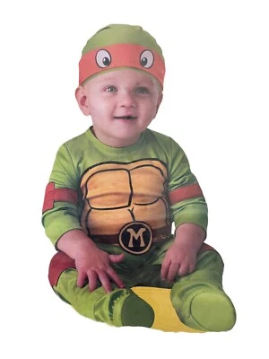 Disfraz Infantil Tortugas Ninja Adolescentes Mutantes Miguel Ángel Talla 0-6 o 6-12 meses Foto 1 de 4
