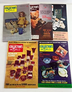 Lot of 5 Long John Latham's Collector's World Vintage Magazines 1972 - Picture 1 of 11