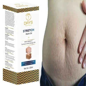 7 Days Stretch Marks Scar removal cream oil in during after pregnancy 100ml - Picture 1 of 7