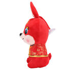 (Type 2) New Year Bunny Toy Funny Stuffed Bunny Toy Decoration Soft 7.9