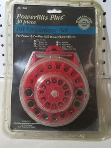 Power Bits Plus 30 Piece Bit Organizer Set Power Pro Series By Chieftain - Picture 1 of 2