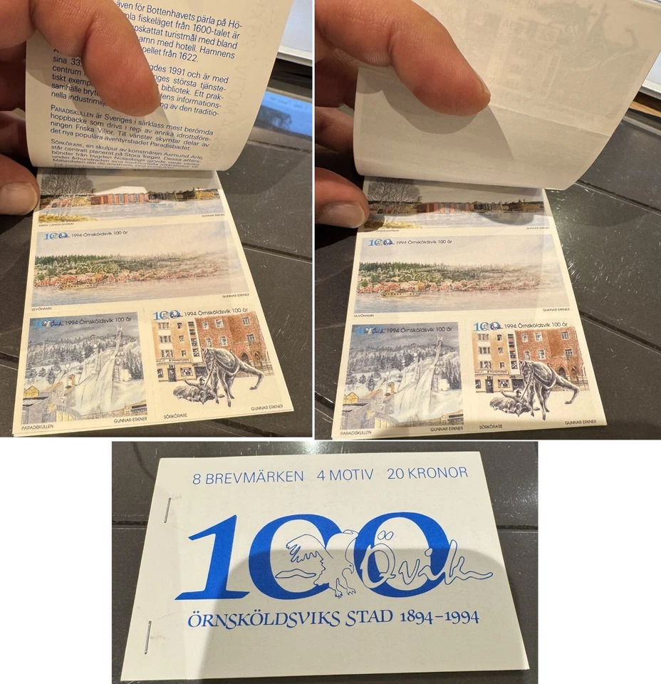 Sweden 1994 Architecture Booklet MNH** (2 Pages) - Image 1 of 1