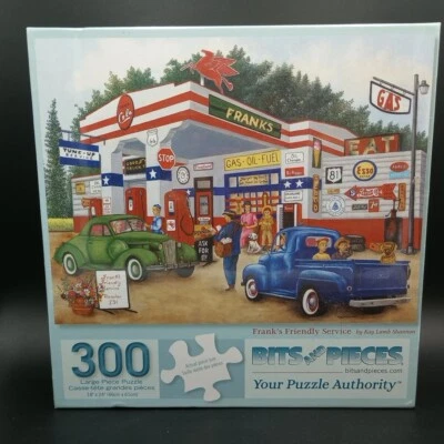 Bits & Pieces Frank's Friendly Service 300 磅 18 英寸 'x 24' 拼图  — 第 1/4 张图片