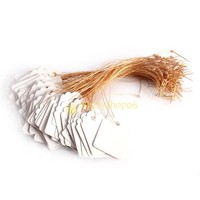 100pcs Waterproof Strip Line Gardening Labels Signs Plant Hanging Tags Gray SS6