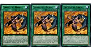 Yugioh- 3X Swords at Dawn - Rare - 1st Edition - SHSP-EN066 - Near Mint - Picture 1 of 1