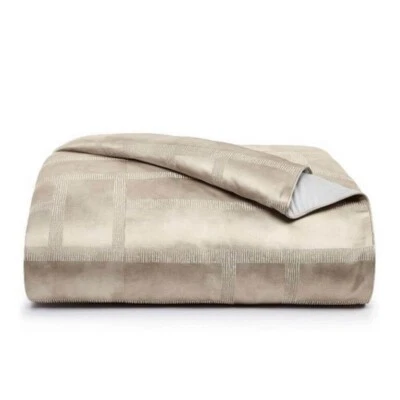 Hotel Collection Burnish Bronze Comforter Cover. - Image 1 of 2