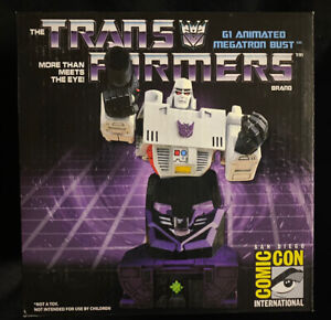 Transformers 2008 Diamond Select G1 Animated Megatron Bust MIB 548 of 750
