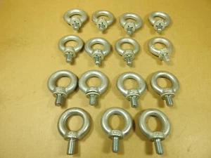 M12-1.75 Eye Bolt With Shoulder, C15, Machinery Lifting - Used, Some New - Picture 1 of 7