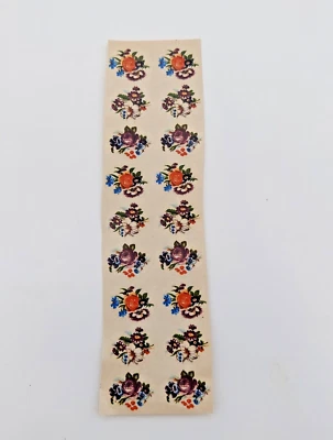 Pequeñas calcomanías florales de verano para cerámica - Lote de 72 imágenes Foto 1 de 3