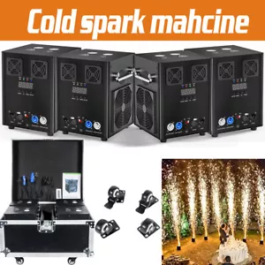 4PZ 700W Spark Macchina Fuochi d'artificio DMX effetto palcoscenico per discoteca festa matrimonio - Foto 1 di 16