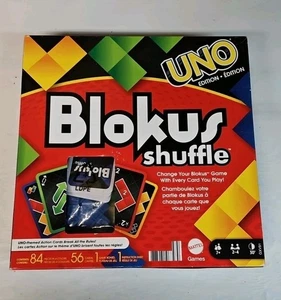 Mattel Games Blokus Shuffle UNO Edition Strategy Board Game Family Game Complete - Picture 1 of 10