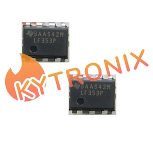 5pcs DIP IC JFET Dual OP Amp Operational Amplifier LF353P ( LF353 LF-353 ) - Picture 1 of 1