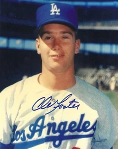 Signed 8x10 ALAN FOSTER Los Angeles Dodgers Autographed photo- COA - Picture 1 of 1