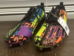 Adidas Adizero Spark Mismatch Football Graffiti Multicolor Cleat GV9087 Size 12 - Picture 1 of 5